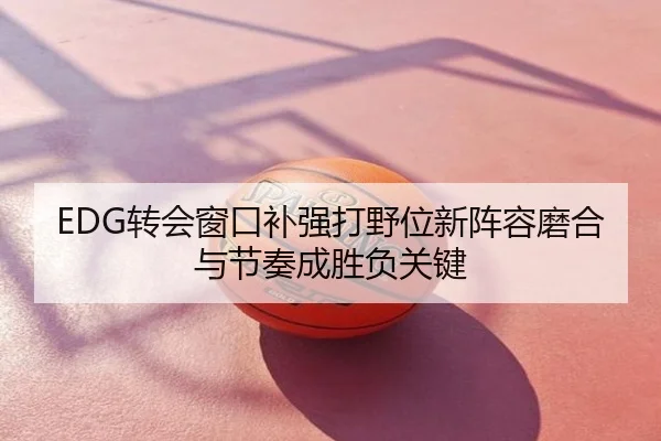 EDG转会窗口补强打野位新阵容磨合与节奏成胜负关键